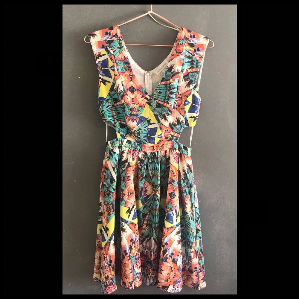 JEALOUS TOMATO cut-out fit & flare dress - EUC - Picture 2 of 8